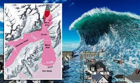 biggest tsunami|1958 Lituya Bay earthquake and megatsunami .